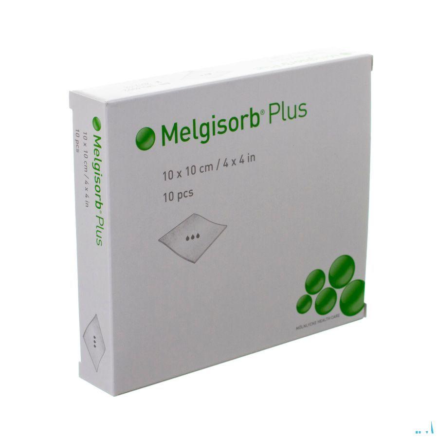 Melgisorb Plus Kompres Steriel 10X10Cm 10 252200  -  Molnlycke Healthcare