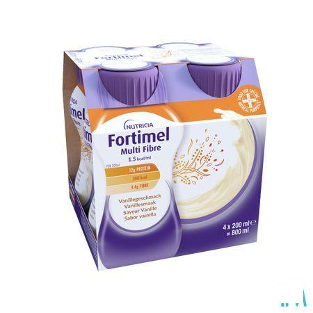 Fortimel Multifiber 1.5Kcal Vanille 4 x 200 ml