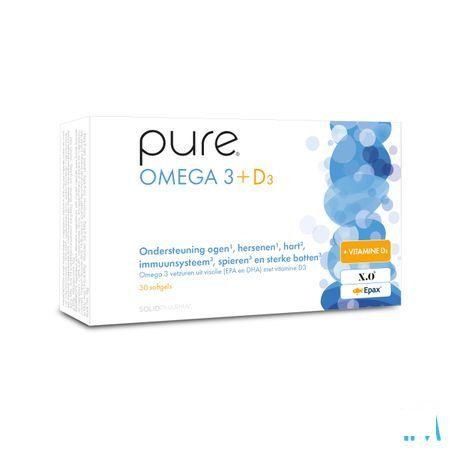 Pure Omega 3 + D3 Softgels 30