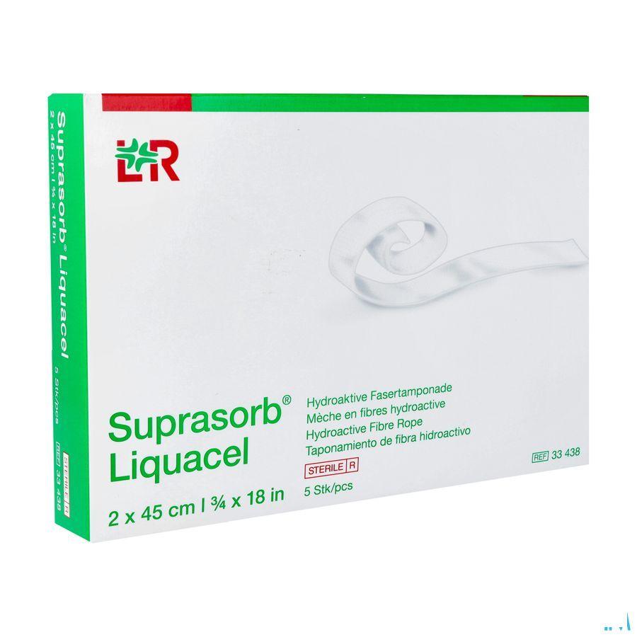 Suprasorb Liquacel Vezelverb Hydroact. 2X45Cm 5  -  Lohmann & Rauscher