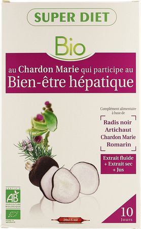 Super Diet Complexe Digestion Bio Ampoule 20x15 ml  -  Superdiet Laboratoires