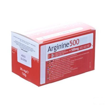 Arginine 500 Poeder Zakje 30x4g 