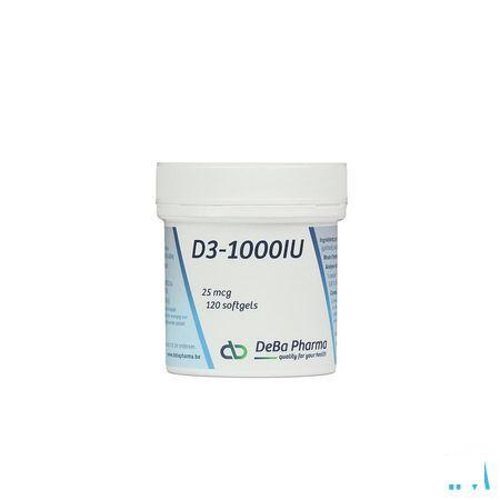 D3 1000iu Softgels 120  -  Deba Pharma