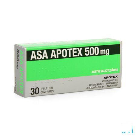 Asa Apotex 500 mg Tabletten 30 X 500 mg