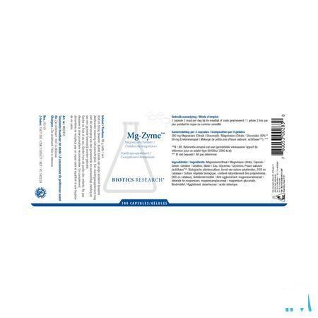 Biotics Mg-Zyme 100 gélules  -  Energetica Natura