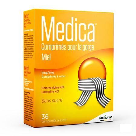Medica Keeltabletten Honing Zuigtabl 36
