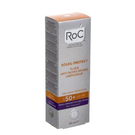 Roc Soleil-protect Fluide Anti taches Brun Ip50 + 50 ml  -  Roc
