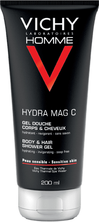 Vichy Homme Hydra Mag C Gel Douche 200 ml  -  Vichy