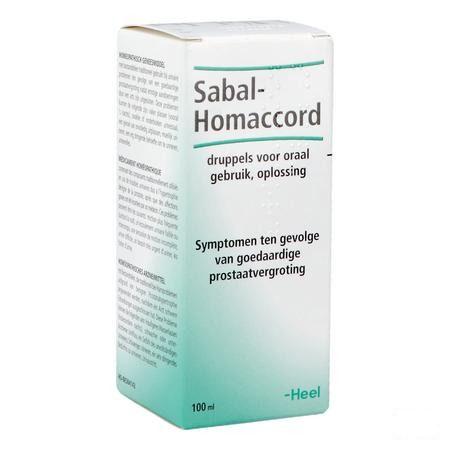 Sabal-homaccord Druppels 100 ml  -  Heel