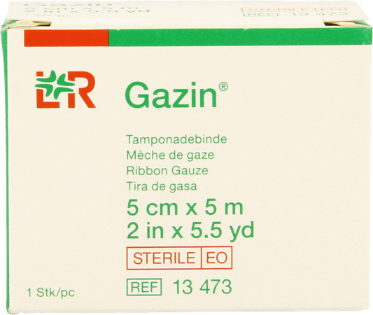 Gazin Gaaswiek Steriel 5Cmx5M  -  Lohmann & Rauscher