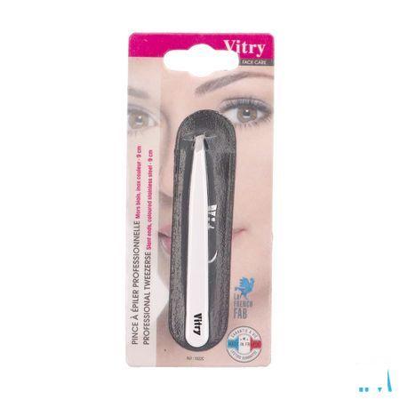 Vitry Classic Pince Epil Prof Oblique Inox 1022  -  Vitry