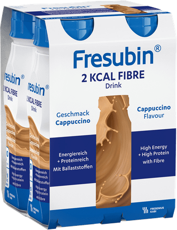 Fresubin 2kcal Fibre Drink Cappuccino Flacon 4x200 ml  -  Fresenius