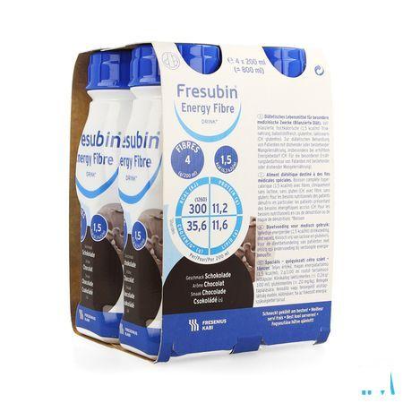 Fresubin Energy Fibre Drink 200 ml Chocolat/chocolade  -  Fresenius