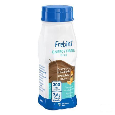 Fresubin Energy Fibre Drink 200 ml Chocolat/chocolade  -  Fresenius