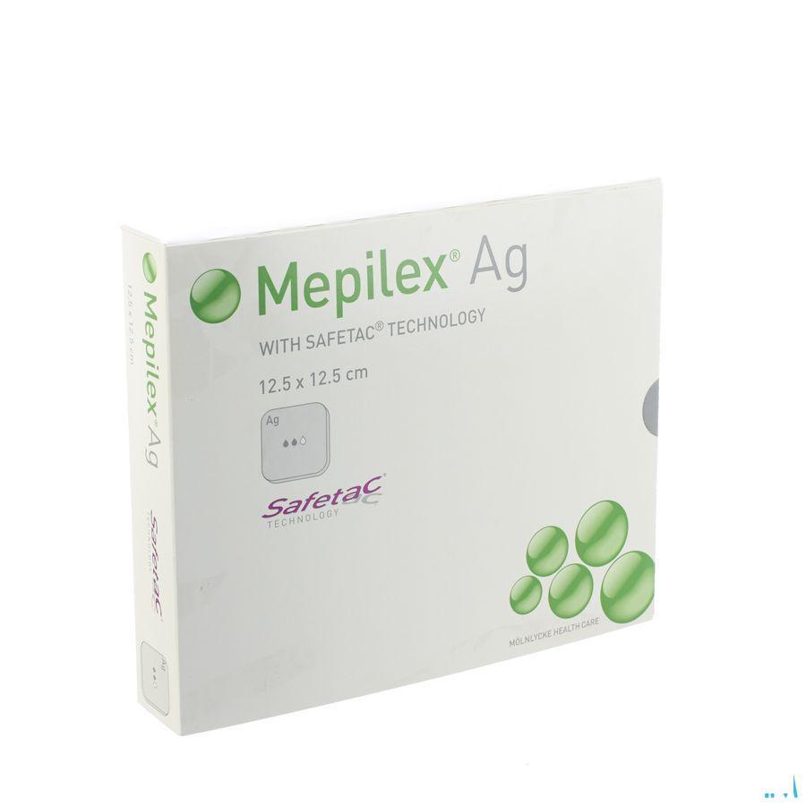 Mepilex Ag Verband Steriel 12,5x12,5cm 5 287121  -  Molnlycke Healthcare