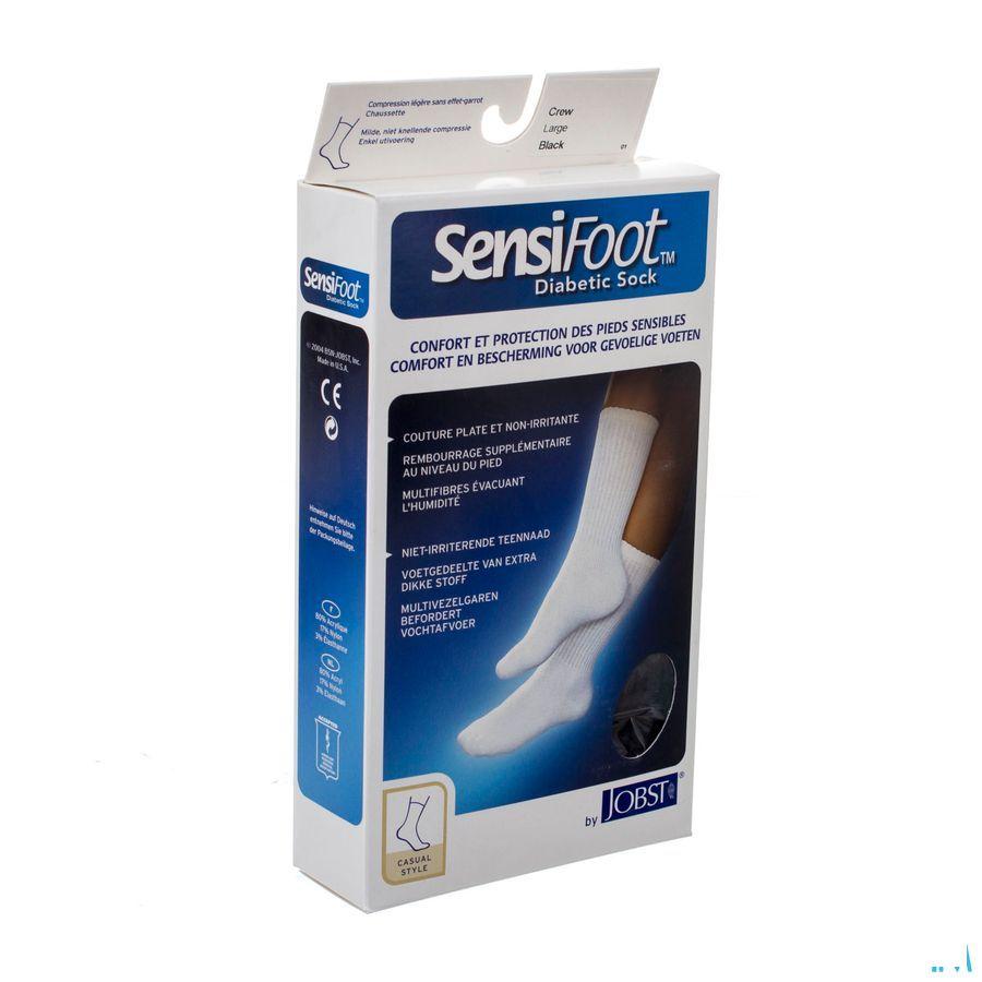 Sensifoot Sok Diabetische Voet Zwart 1p L 77147