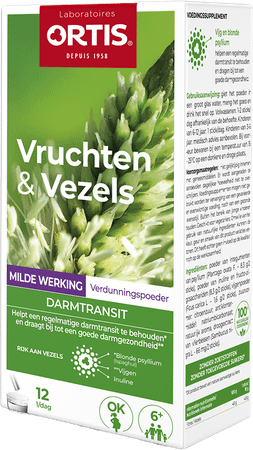 Ortis Vruchten & Vezels Milde Werking Sticks12X10 g