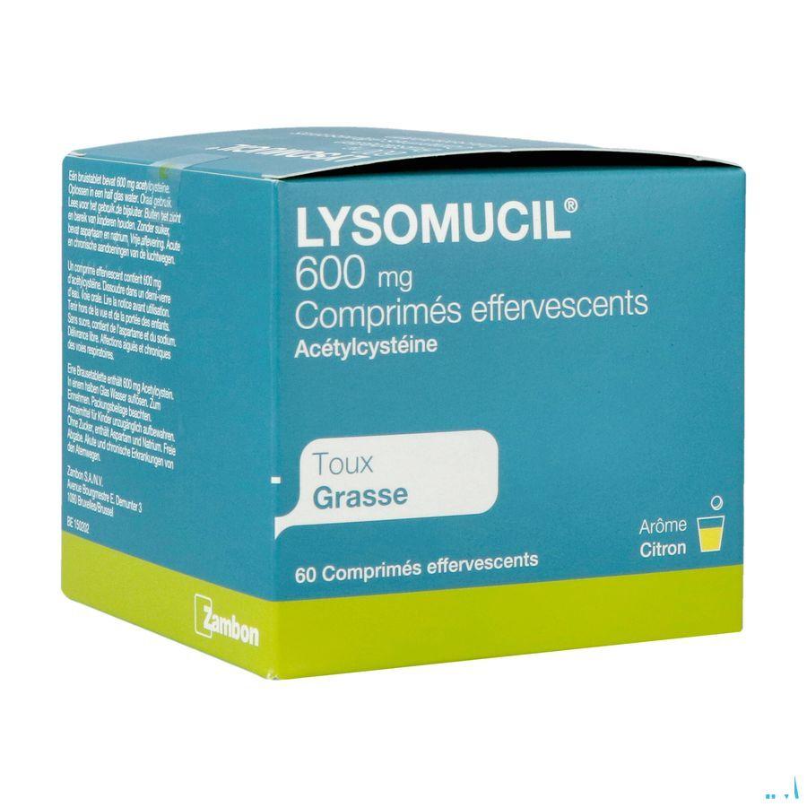 Lysomucil Cpr Eff. 600 mg 60