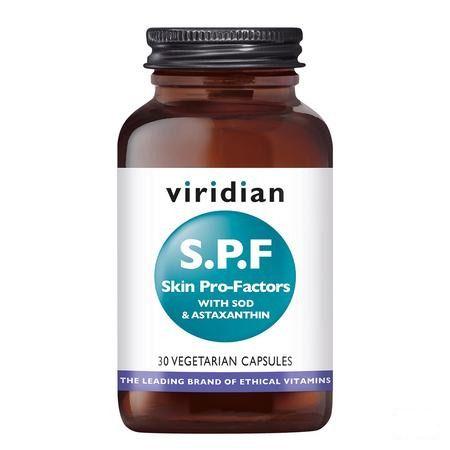Viridian Spf Skin Pro Factors V-Capsule 30  -  Solgar Vitamins