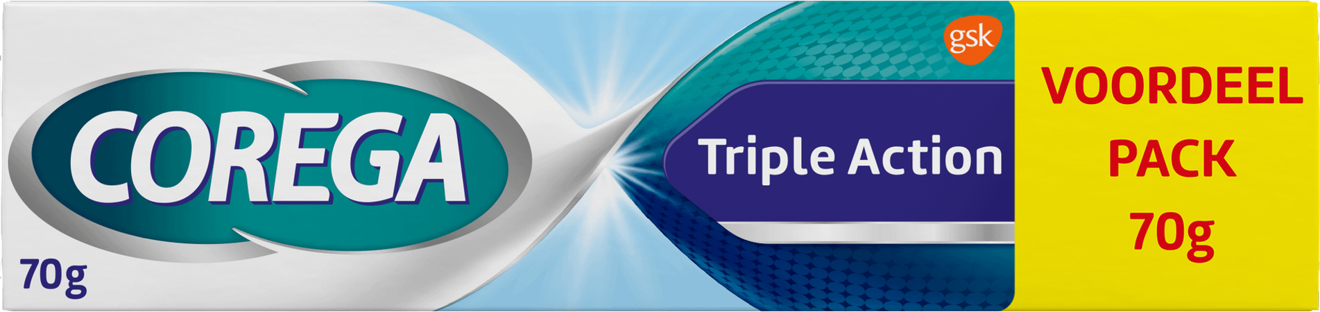 Corega Triple Action Kleefcreme 70 g