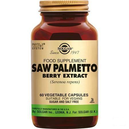 Saw Palmetto Berry Extract (zaagpalm) V-Capsule 60  -  Solgar Vitamins