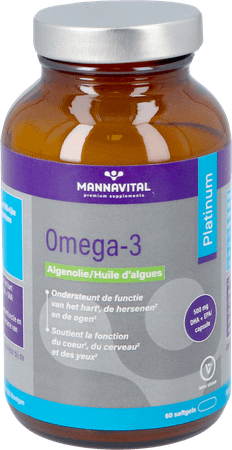 Mannavital Omega 3 Huile Algues V-Caps 60