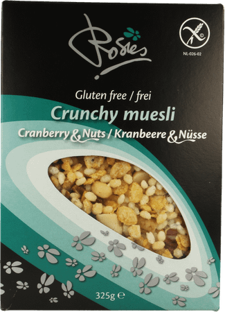Rosies Crunchy Cranberry & Nuts 325 gr 5652  -  Revogan