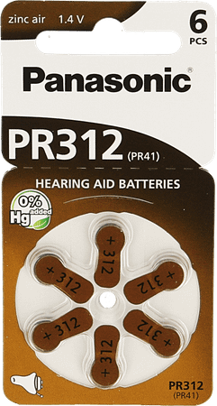 Panasonic Batterie Appareil Oreille Pr 312H 6