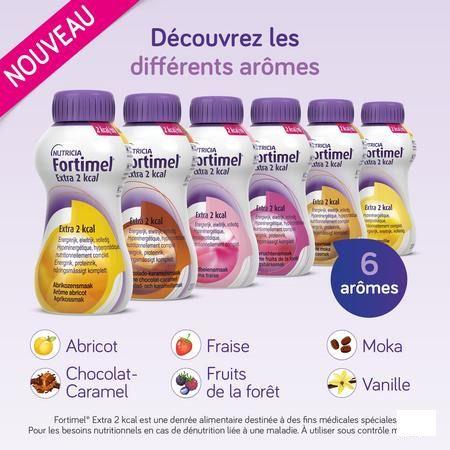 Fortimel Extra 2Kcal Aardbei 4X200 ml  -  Nutricia