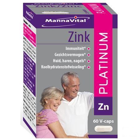 Mannavital Zinc Platinum V-Capsule 60