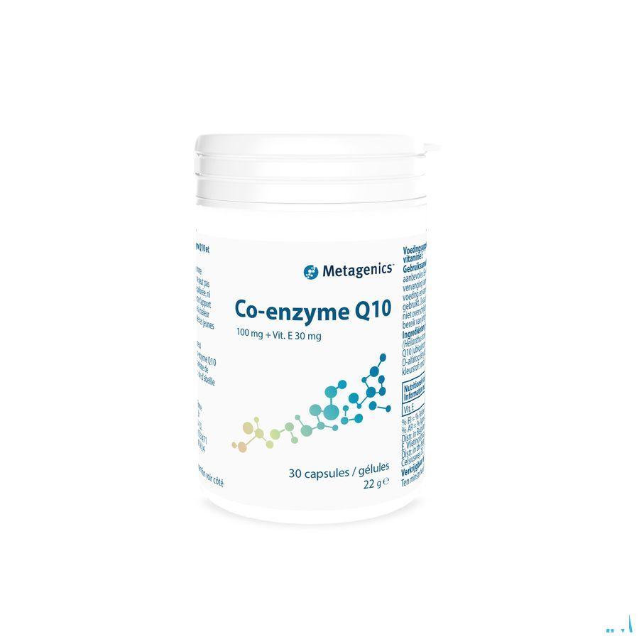Coenzyme Q10 100 mg + vtt E Capsule 30 6492  -  Metagenics