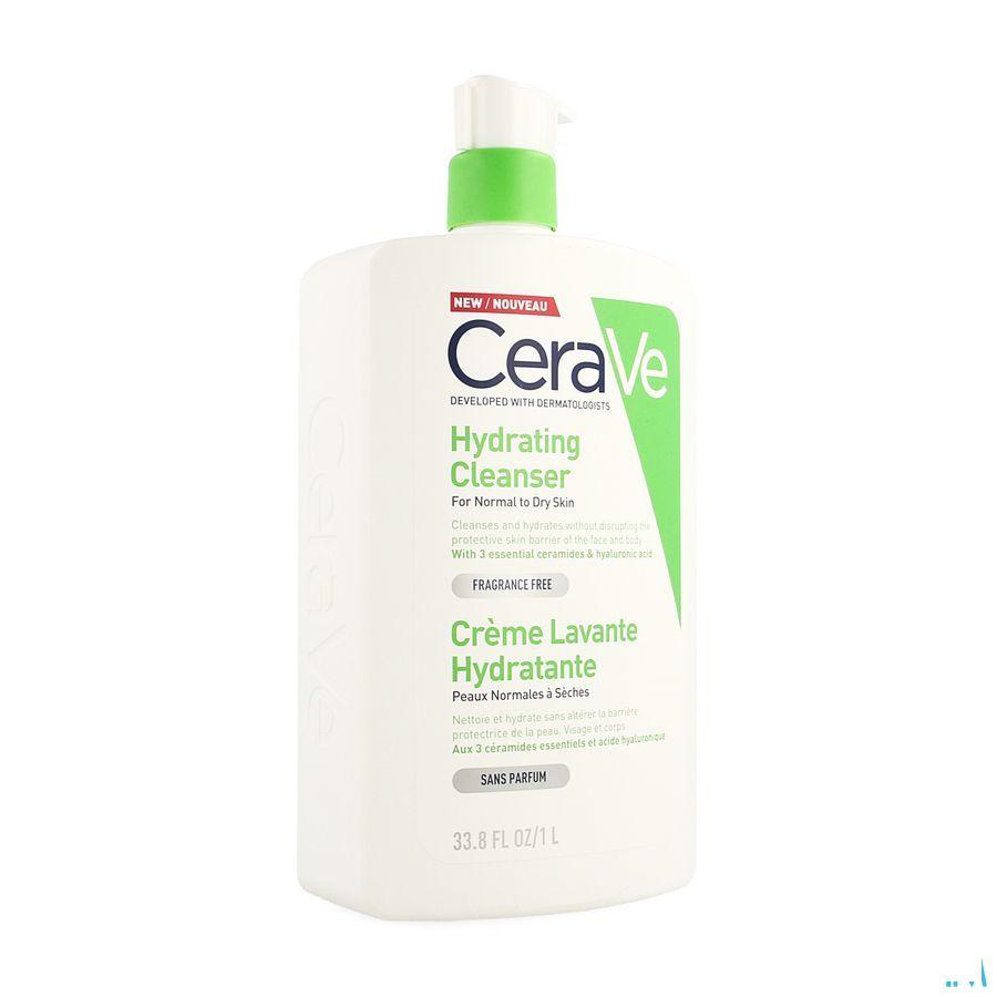 Cerave Hydraterende Reinigingscreme Pompfl 1l  -  Cerave