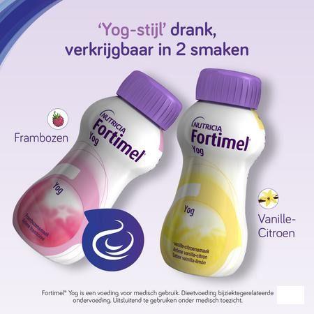 Fortimel Yog Arome Vanille Citron 4X200  ml 156596  -  Nutricia