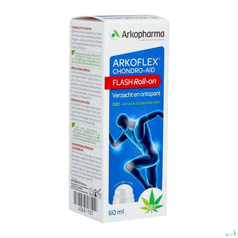Arkoflex Chondro-Aid Flash Roll On Tube 60ml  -  Arkopharma 