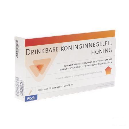 Koninginnebrij + Honing Bio Drinkb Unidose 10x10 ml  -  Pileje