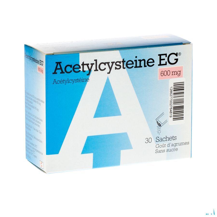 Acetylcysteine EG Zakjes 30x600 mg  -  EG