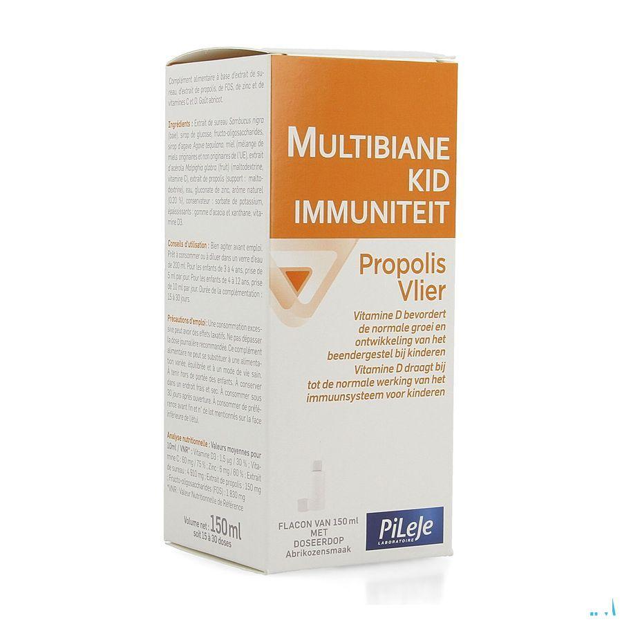 Multibiane Kid Immuniteit 150 ml  -  Pileje