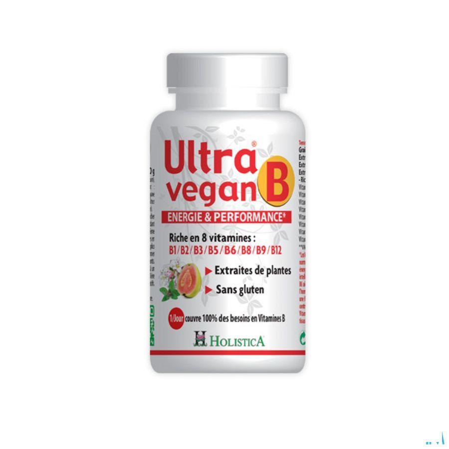 Ultra Vegan B Energie Performance Comprimes 30  -  Bioholistic Diffusion