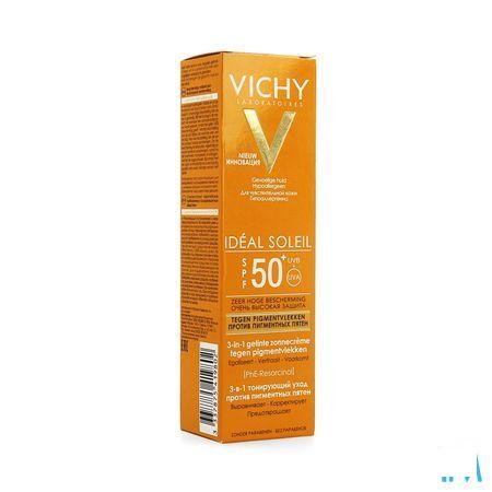 Vichy Cap Id Oplossing Ip50 + Creme Anti pigmentvlek 3in1 50 ml  -  Vichy