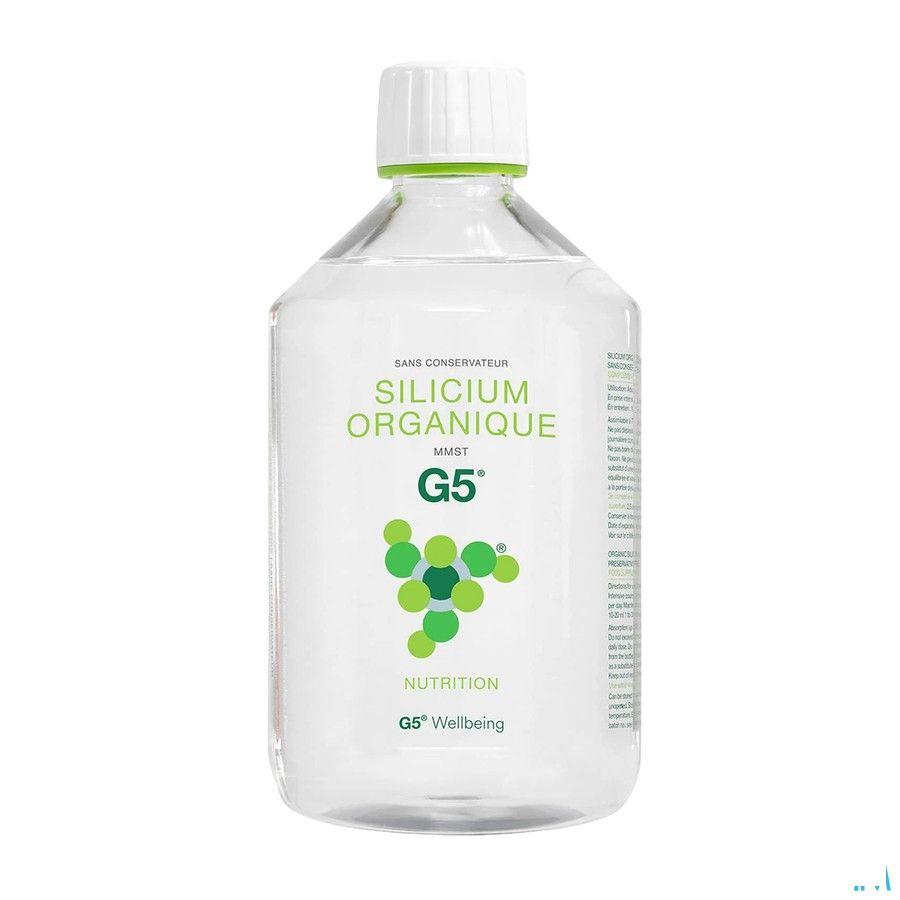 Silicium Organisch G5 zonder bewaarm.vlb 500 ml  -  Bioticas