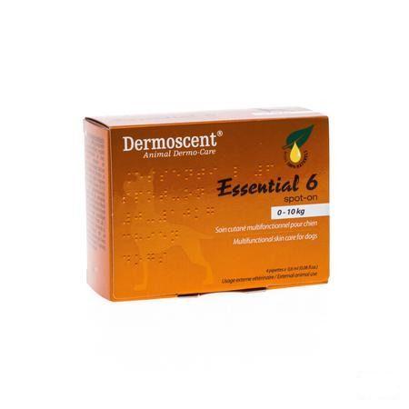 Essential 6 Spot-on Chien 1-10kg et 4x0,6 ml 