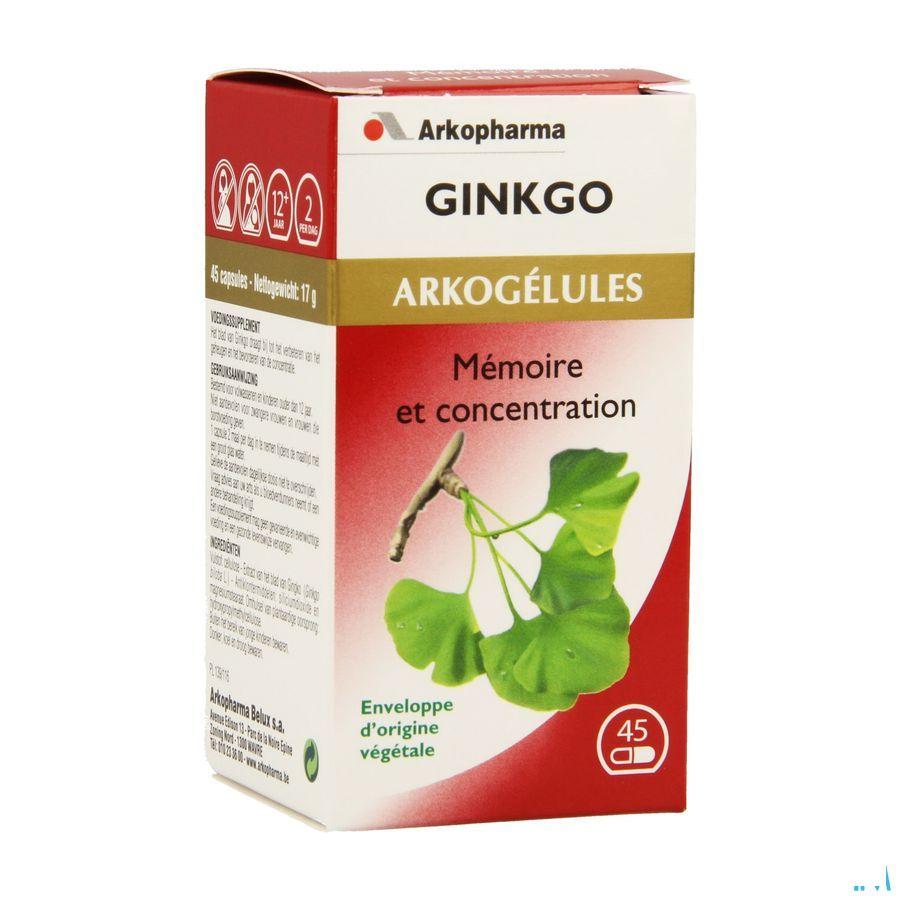Arkocaps Ginkgo Biloba Plantaardig 45  -  Arkopharma