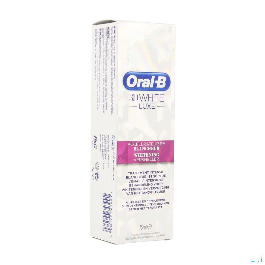 Oral B 3D White Luxe Withening Versnel. Tube 75ml