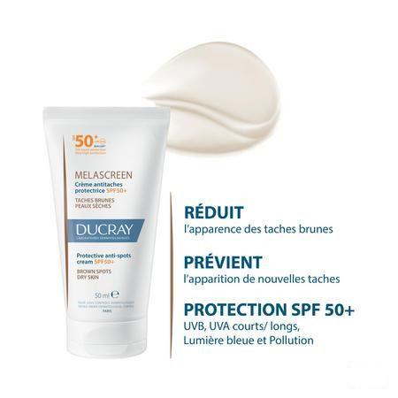 Ducray Melascreen Cr A/Pigmentvlekken Ip50+ 50 ml