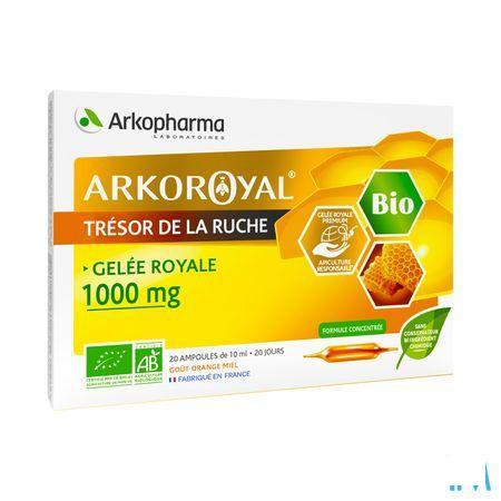 Arkoroyal Gelee Royale 1000 mg Ampoule 20x10 ml  -  Arkopharma