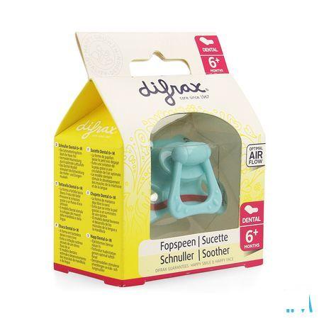 Difrax Fopspeen Sil Dental + ring + 6m 800  -  Difrax