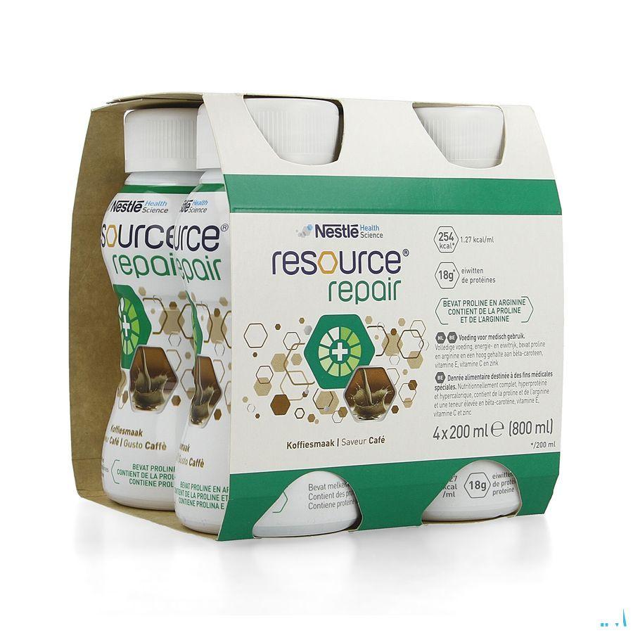 Resource Repair Koffie Fles 4x200 ml  -  Nestle