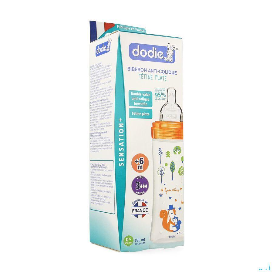 Dodie Biberon Sensation + Orange Foret + 6m 330 ml