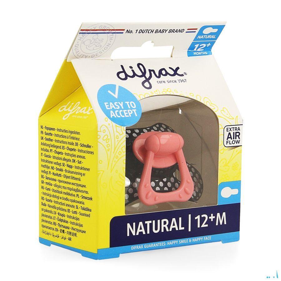 Difrax Fopspeen Natural 12 + M  -  Difrax