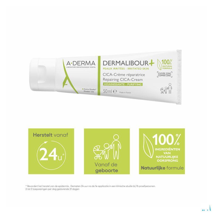 Aderma Dermalibour + Herstellende Creme Tube 50 ml  -  Aderma